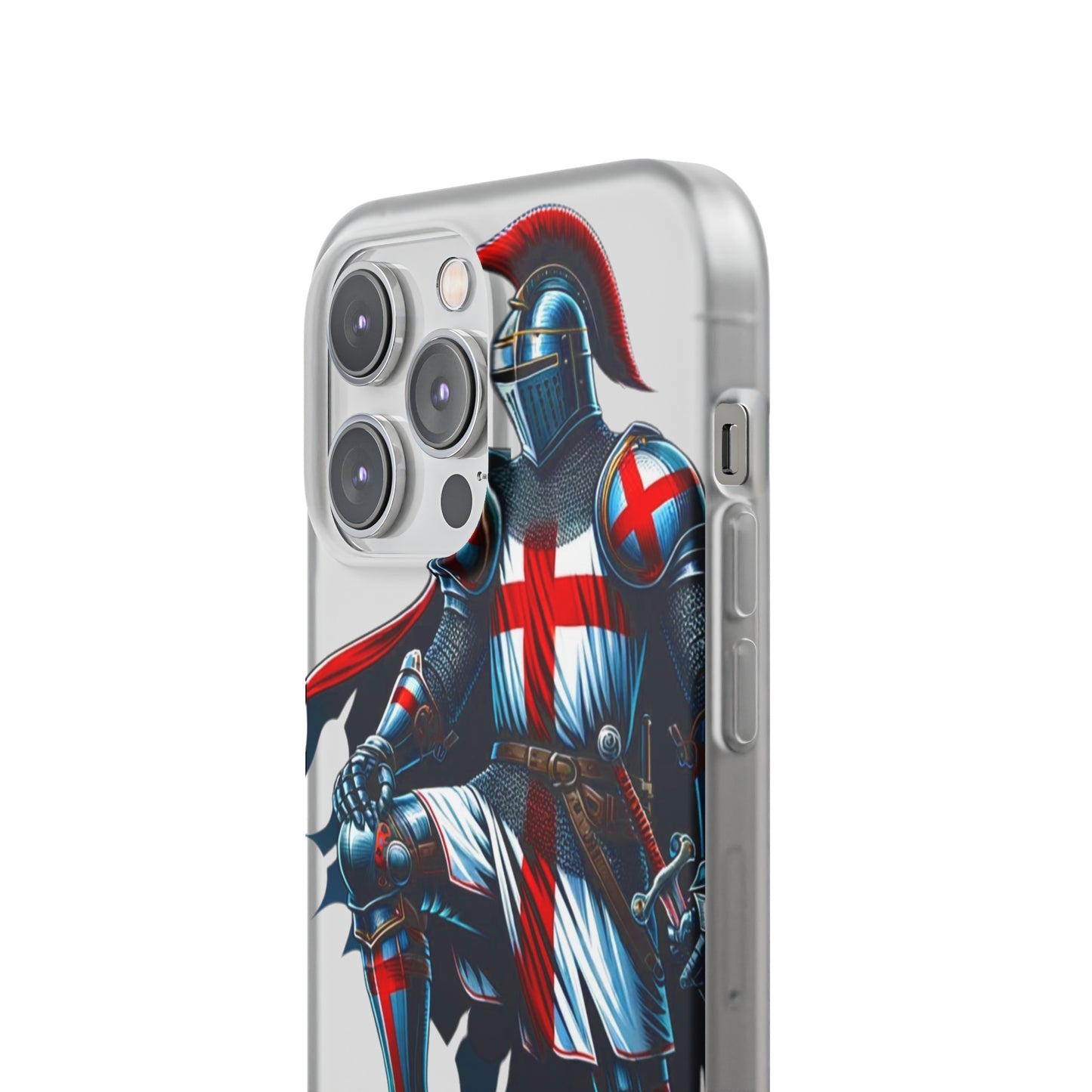 English Knight Flexi Case Semi-transparent