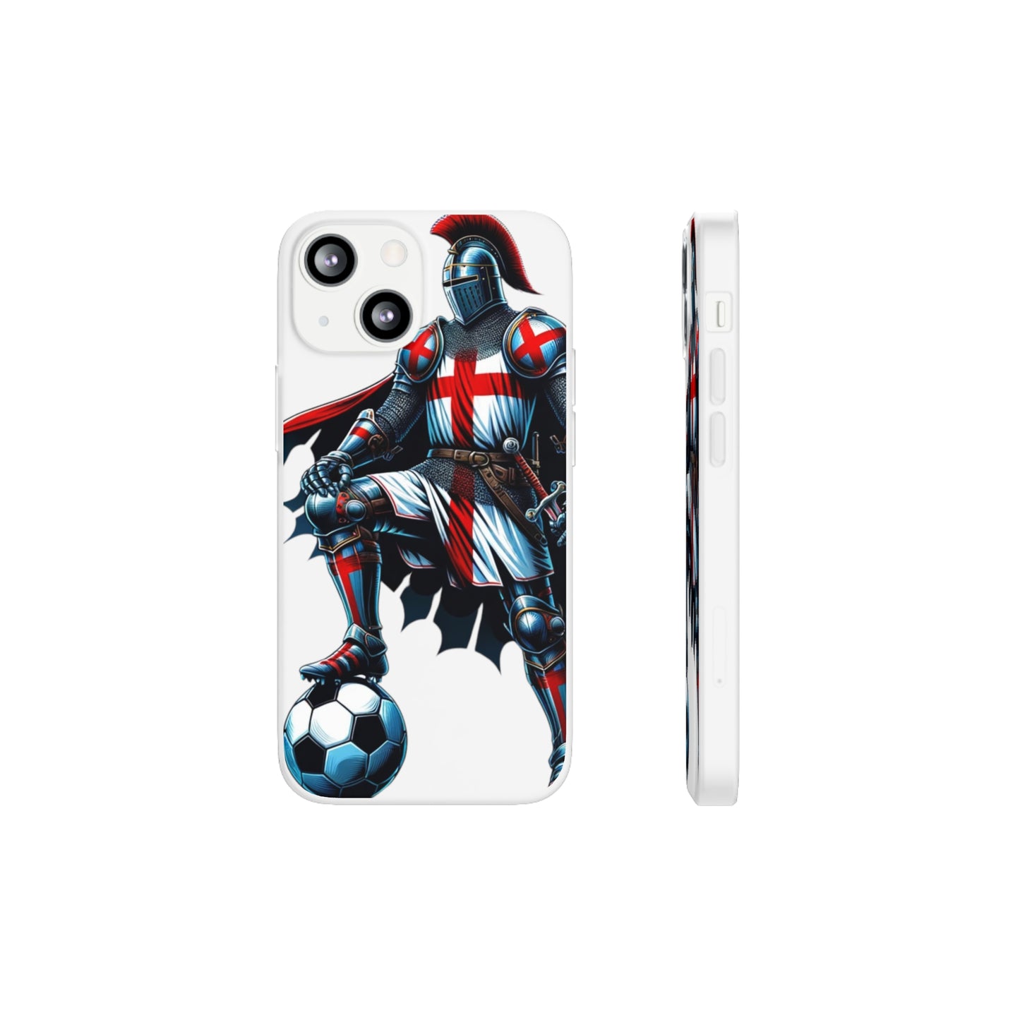 English Knight Flexi Case Semi-transparent