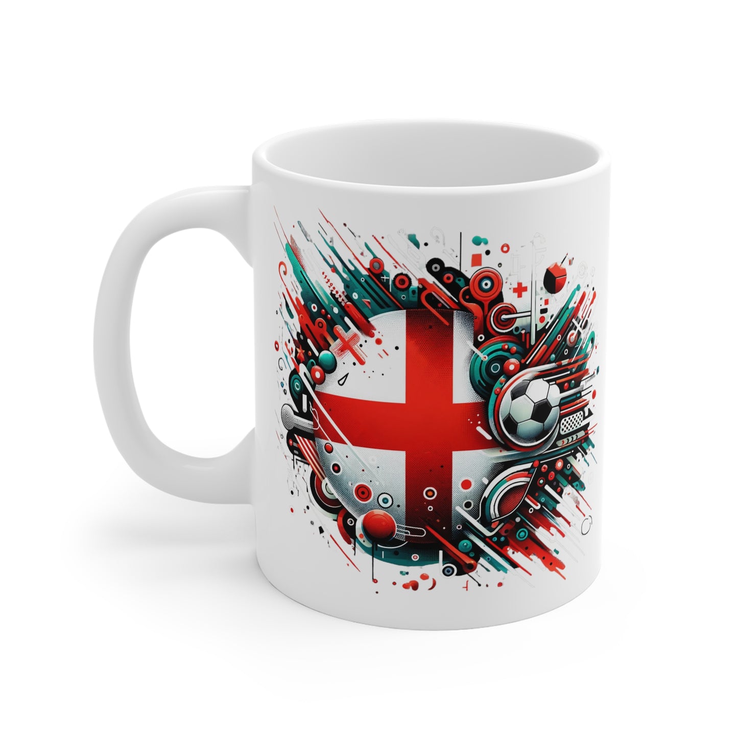 England White Mug