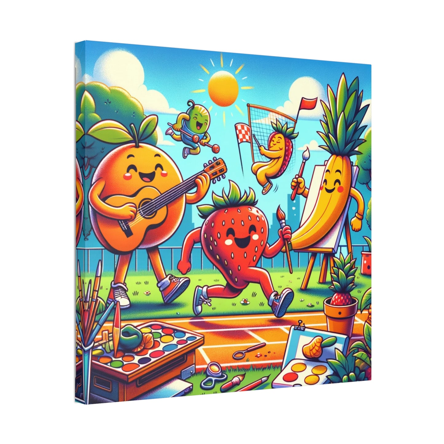 Fruit Fun Classic Stretched Canvas