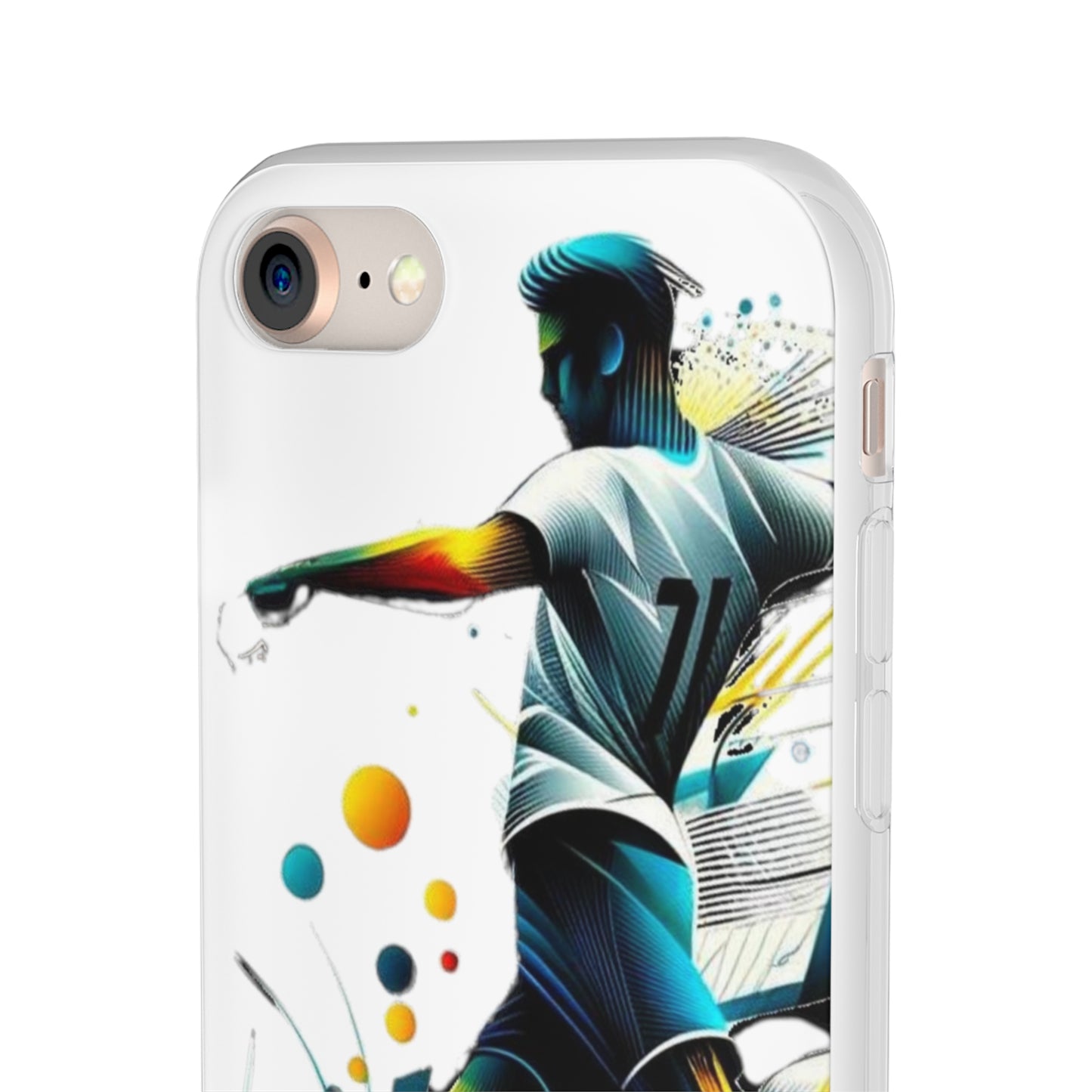 Football Magic Flexi Phone Case Semi-transparent