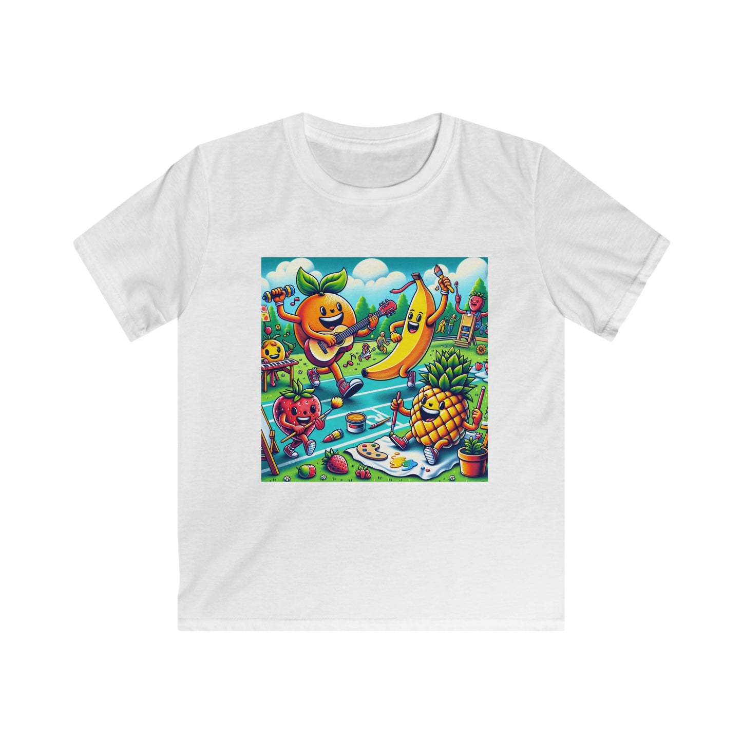 Fruits Fun T-shirt White