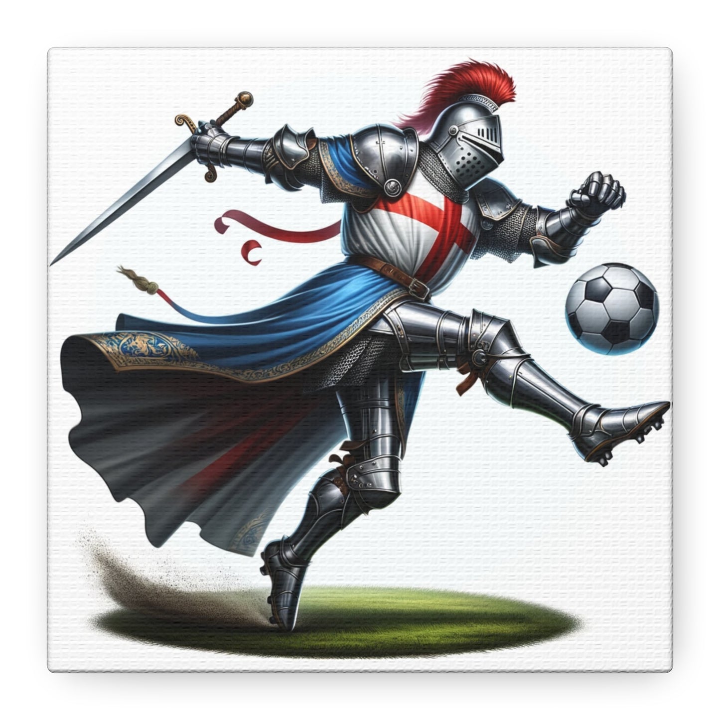 English Knight Matte Canvas, Stretched, 1.25"