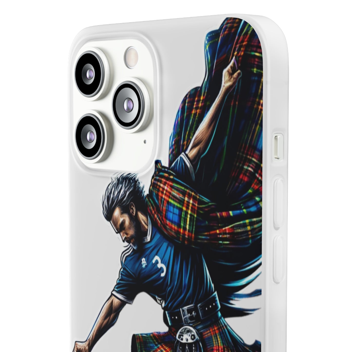 Scottish footballer Flexi Case Semi-transparent