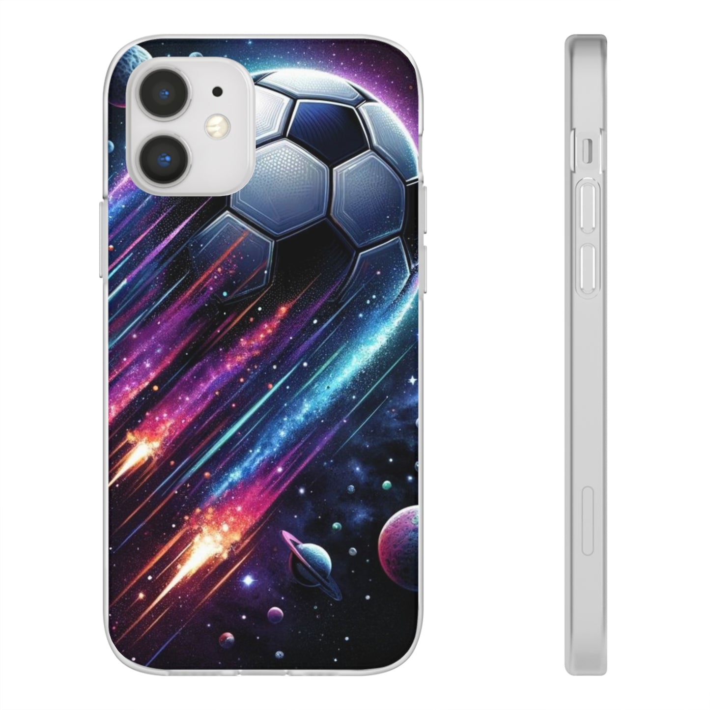 Football Magic Flexi Phone Case Semi-transparent