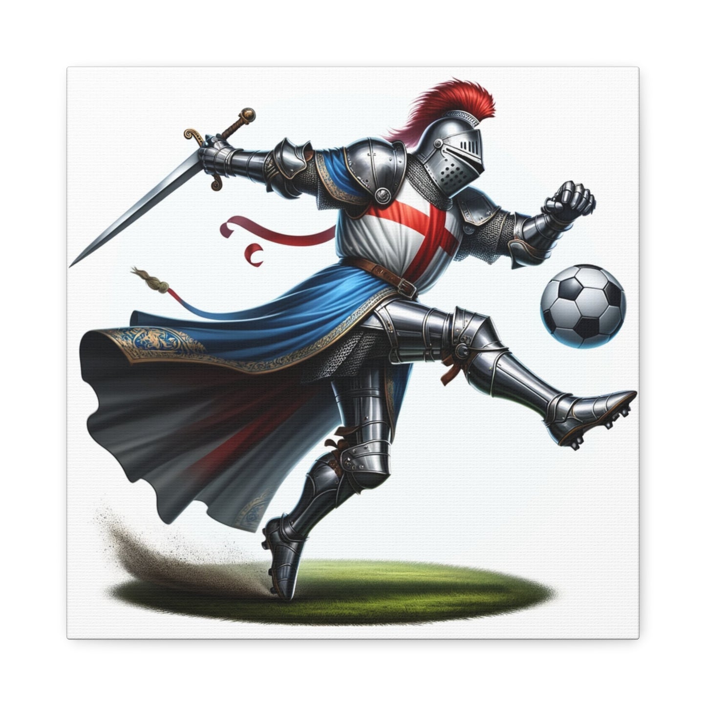 English Knight Matte Canvas, Stretched, 1.25"