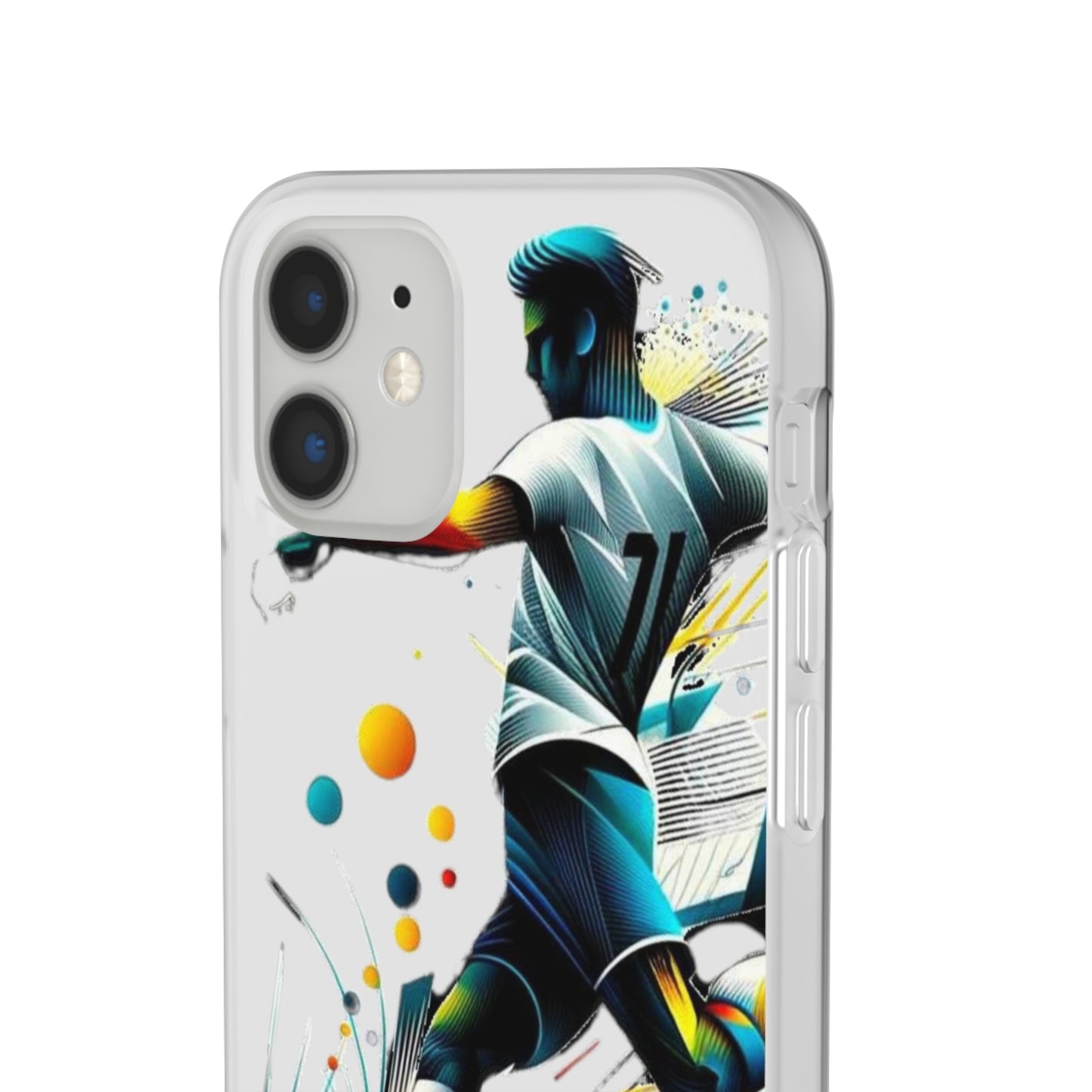 Football Magic Flexi Phone Case Semi-transparent