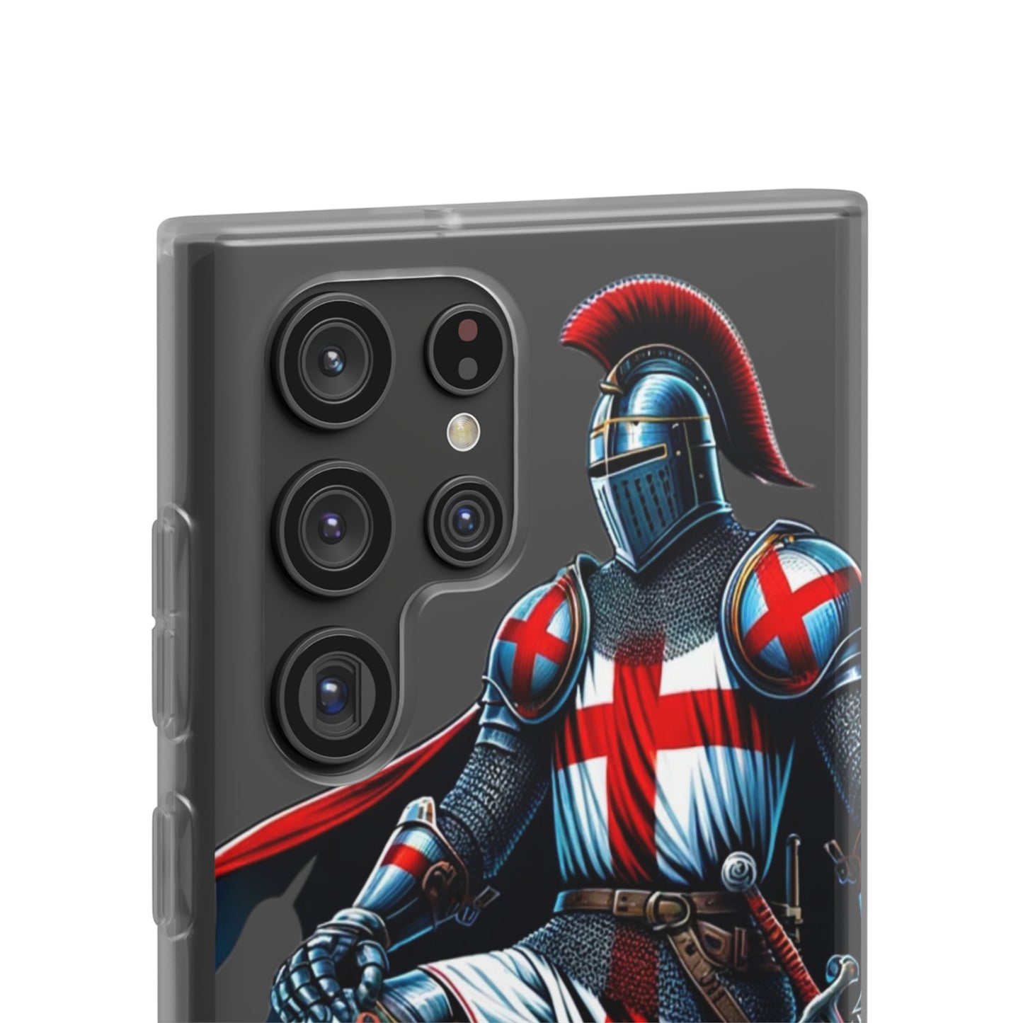 English Knight Flexi Case Semi-transparent