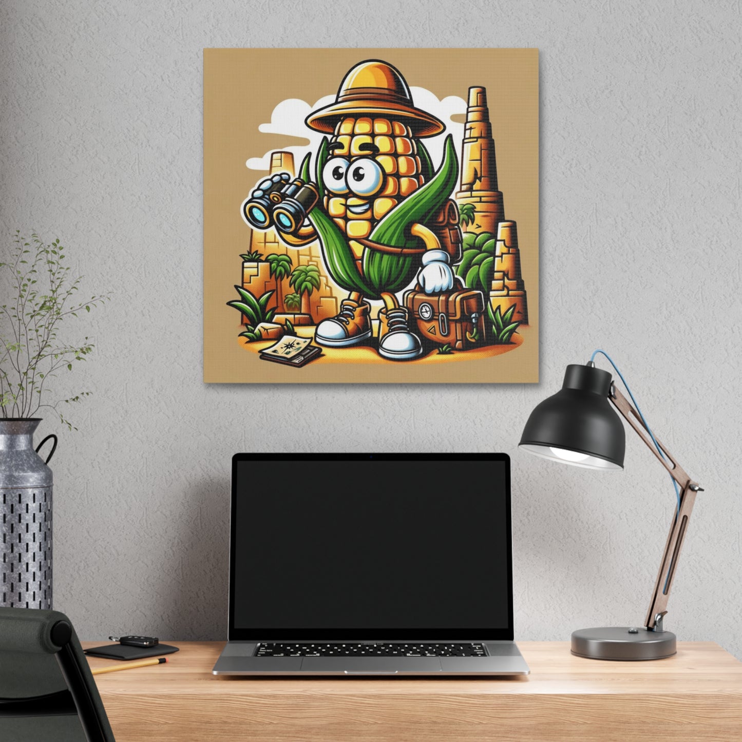 Corn Traveller Classic Stretched Canvas