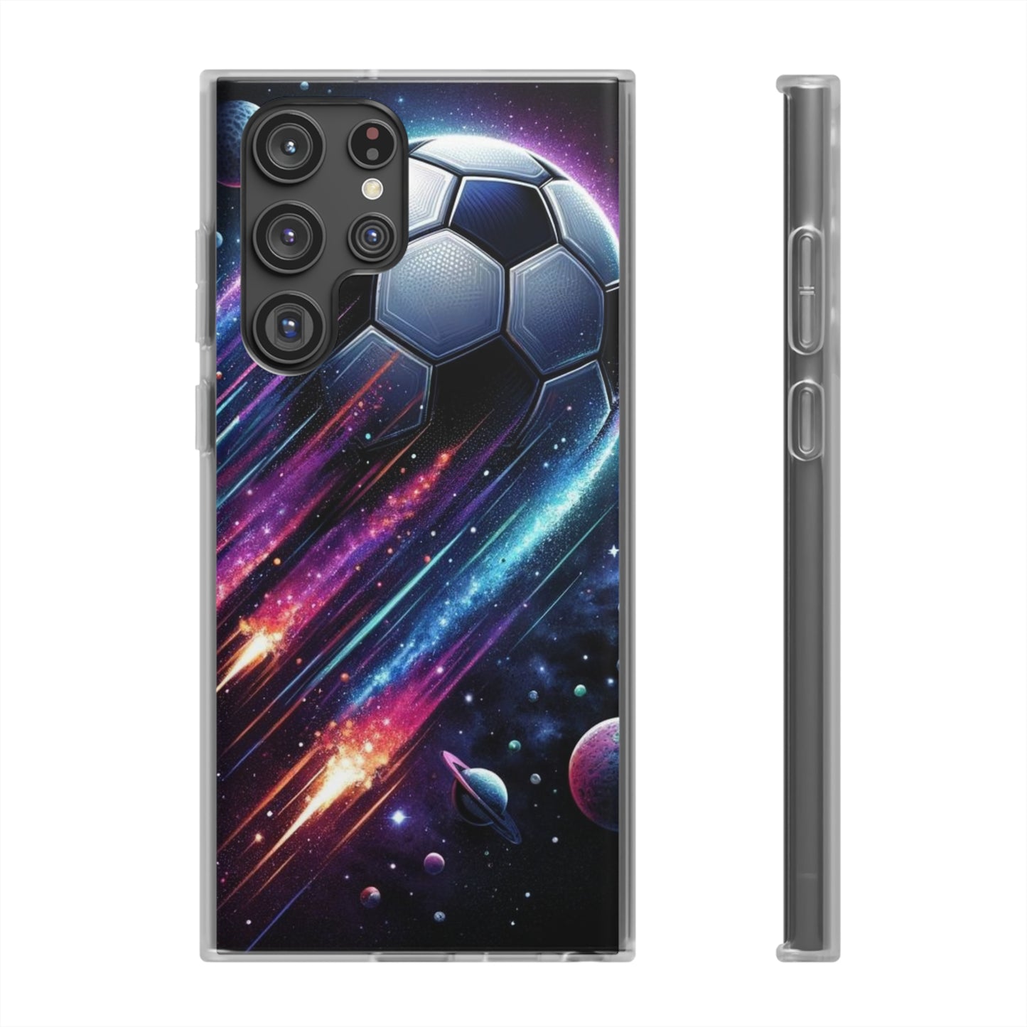 Football Magic Flexi Phone Case Semi-transparent