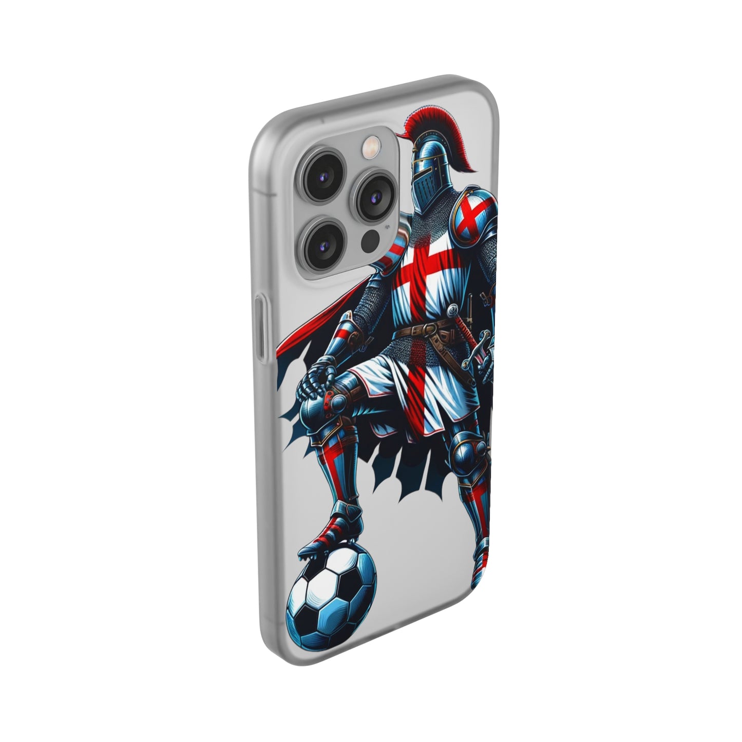 English Knight Flexi Case Semi-transparent