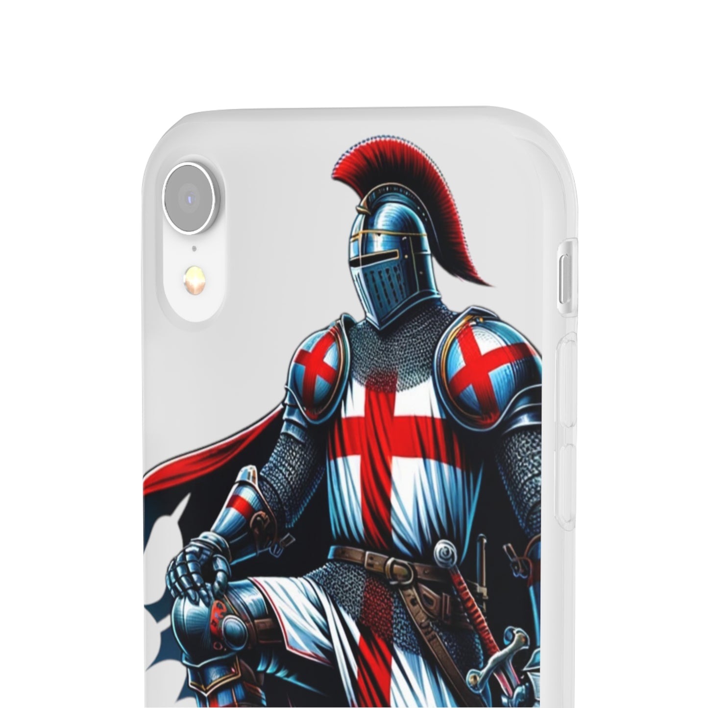 English Knight Flexi Case Semi-transparent