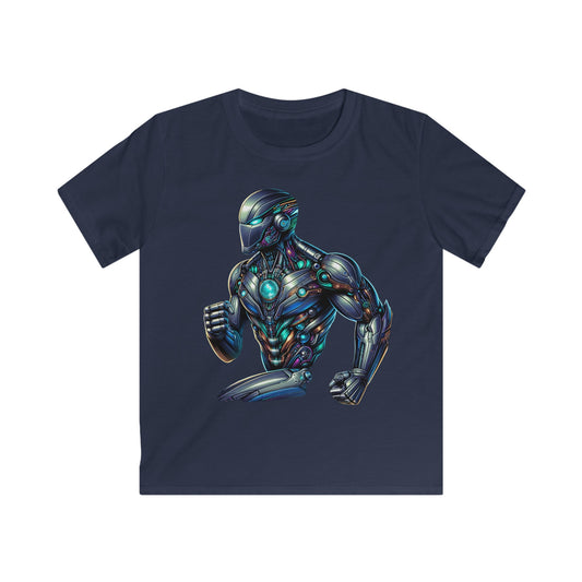 Future is here Robot 003 T-shirt Navy