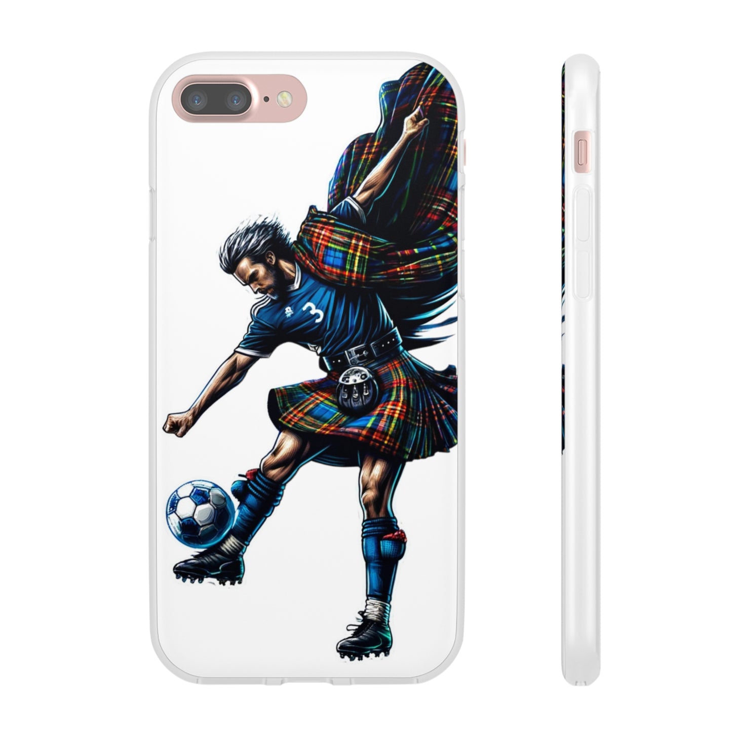 Scottish footballer Flexi Case Semi-transparent