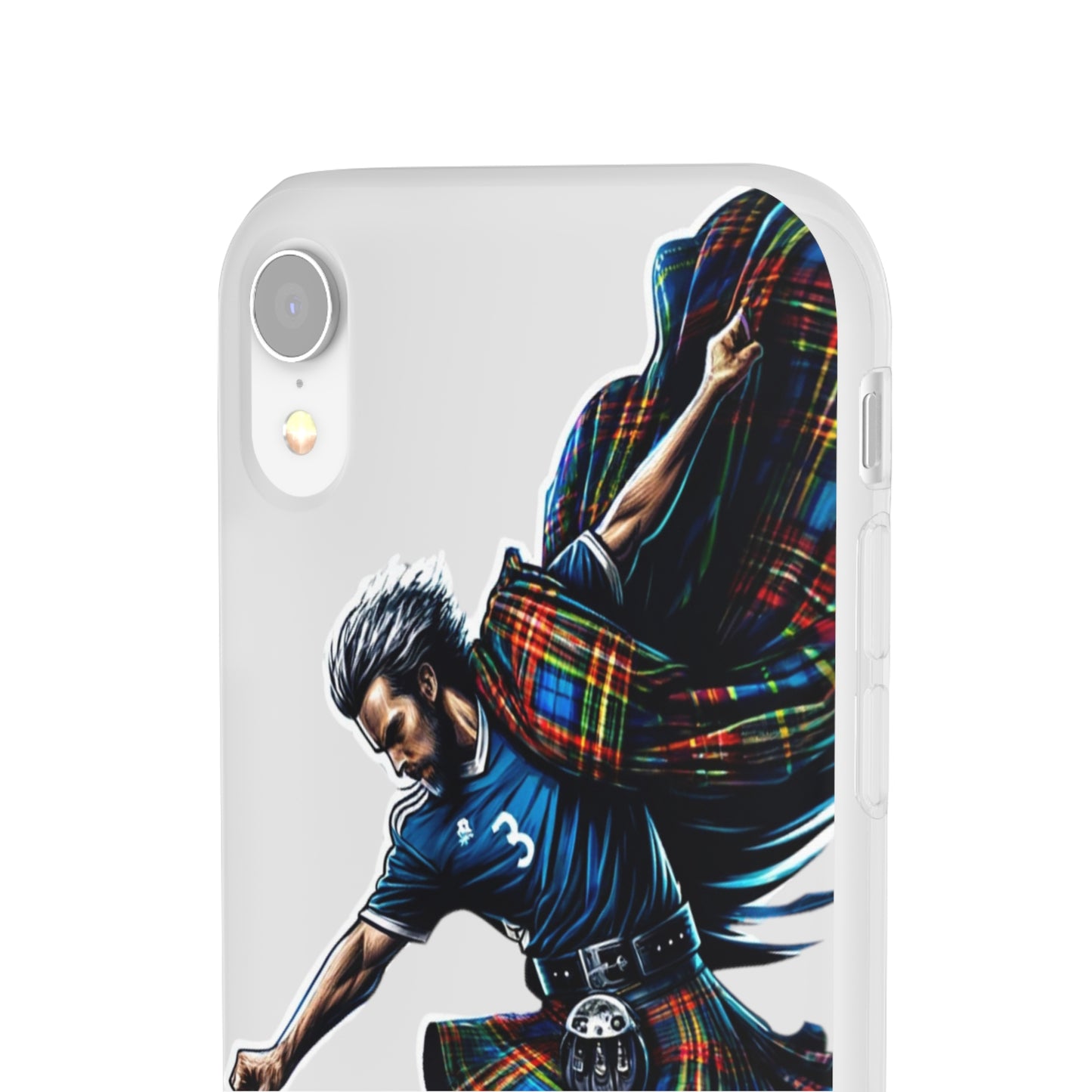 Scottish footballer Flexi Case Semi-transparent