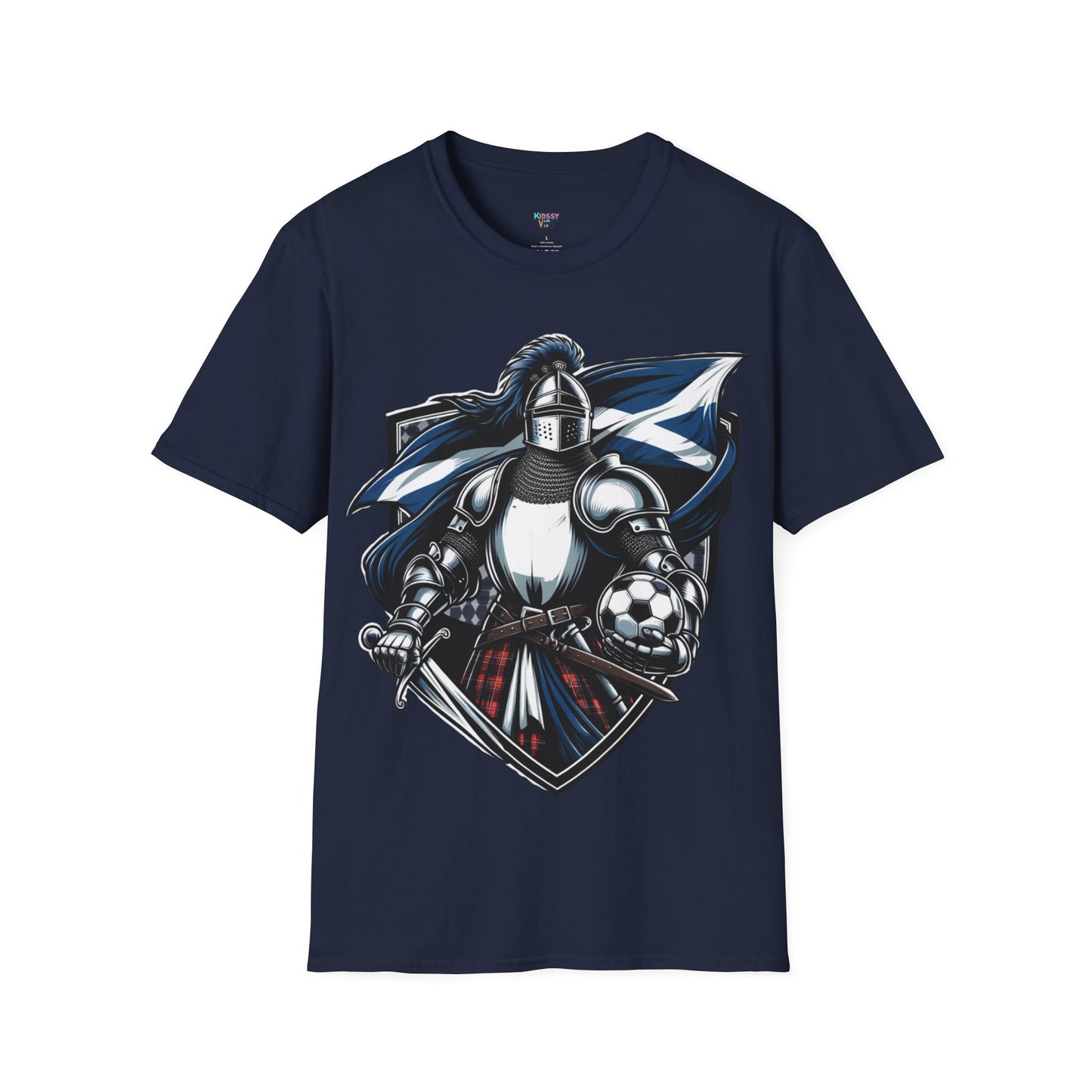 Scottish football Knight Unisex Softstyle T-Shirt