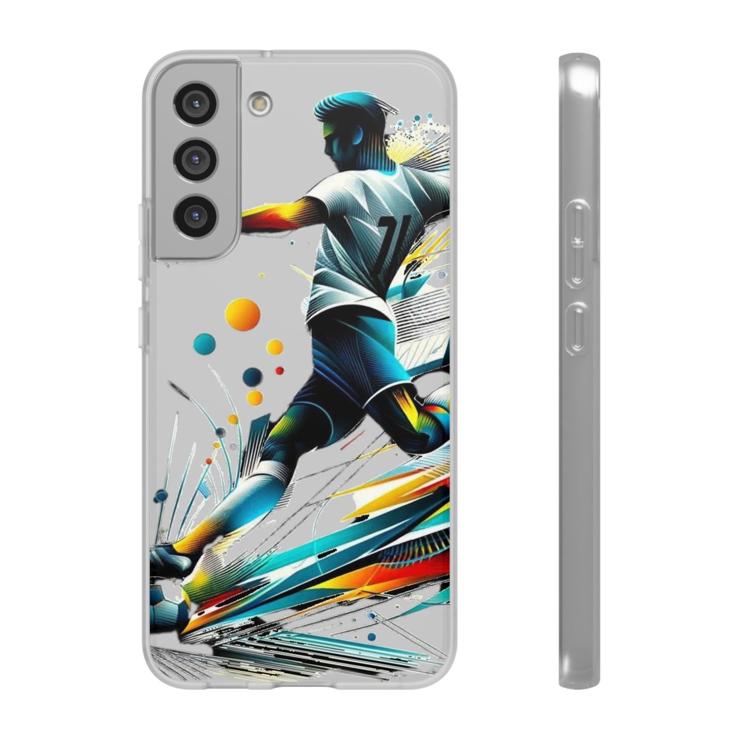 Football Magic Flexi Phone Case Semi-transparent