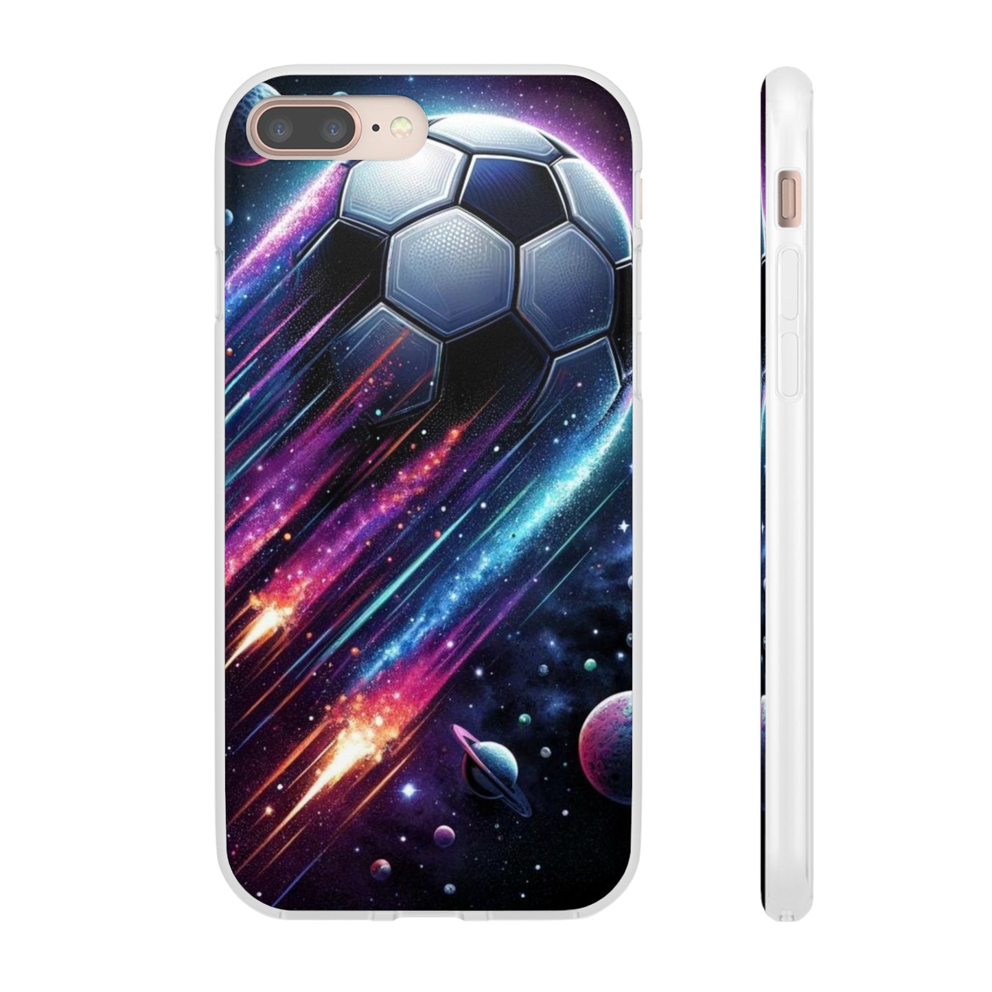 Football Magic Flexi Phone Case Semi-transparent