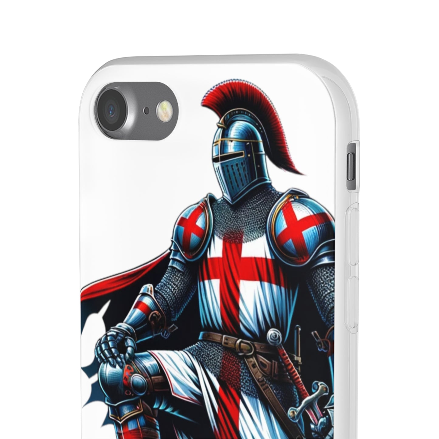 English Knight Flexi Case Semi-transparent