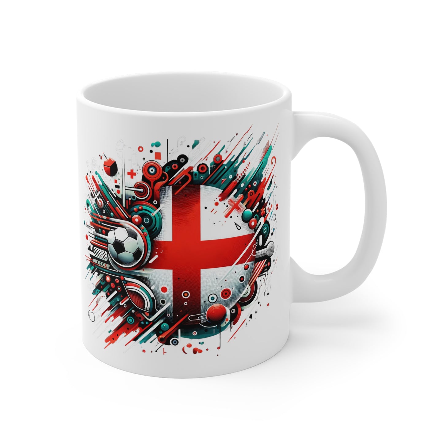 England White Mug