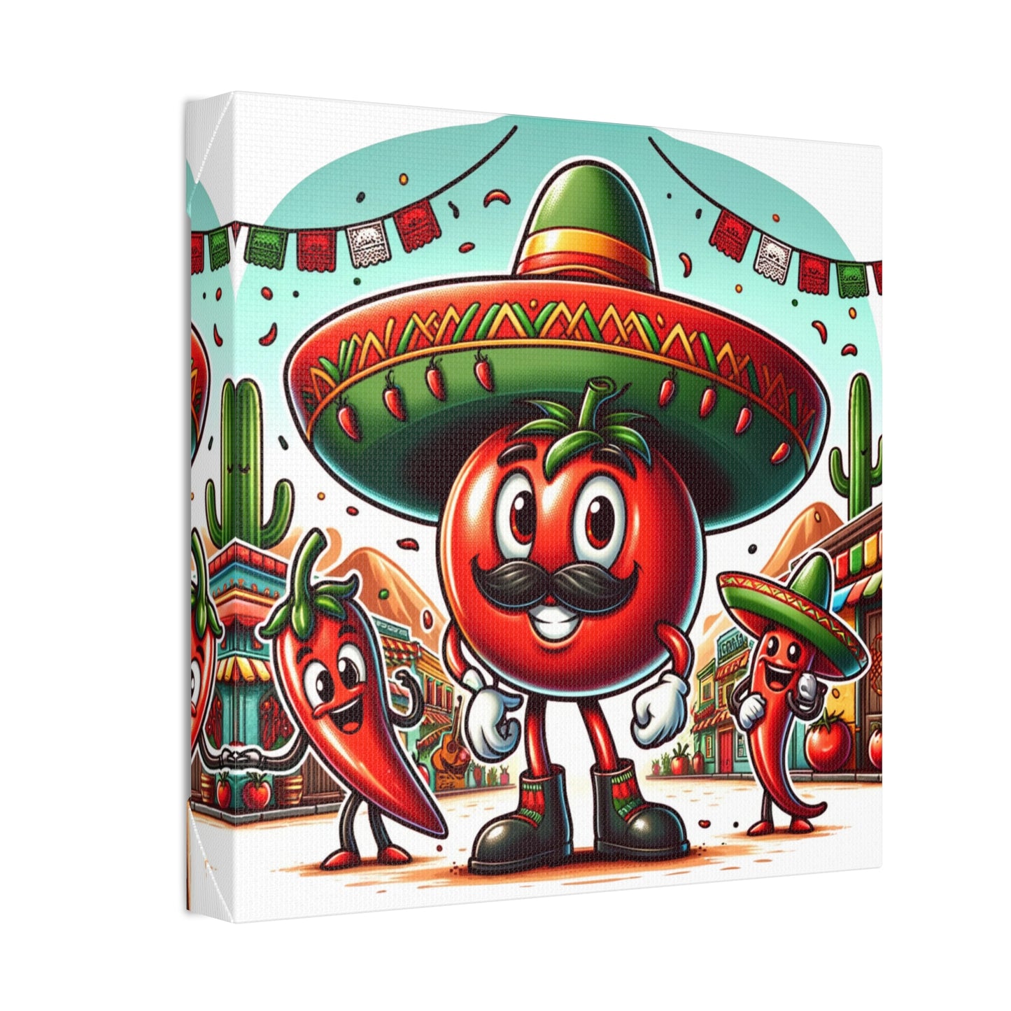 Mexican Tomato Classic Stretched Canvas