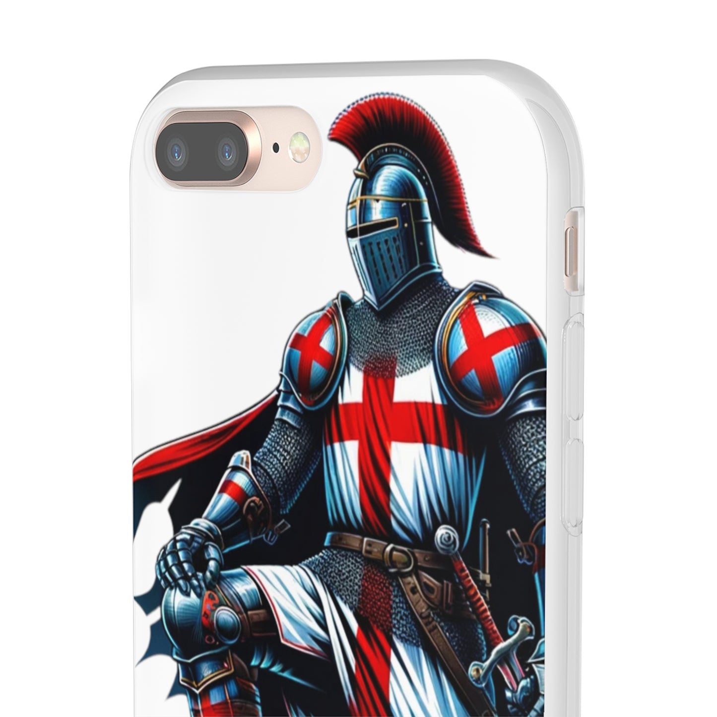 English Knight Flexi Case Semi-transparent