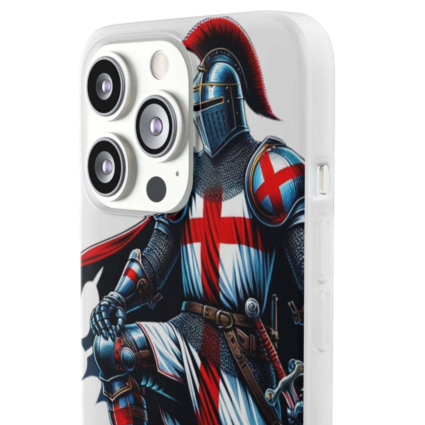 English Knight Flexi Case Semi-transparent