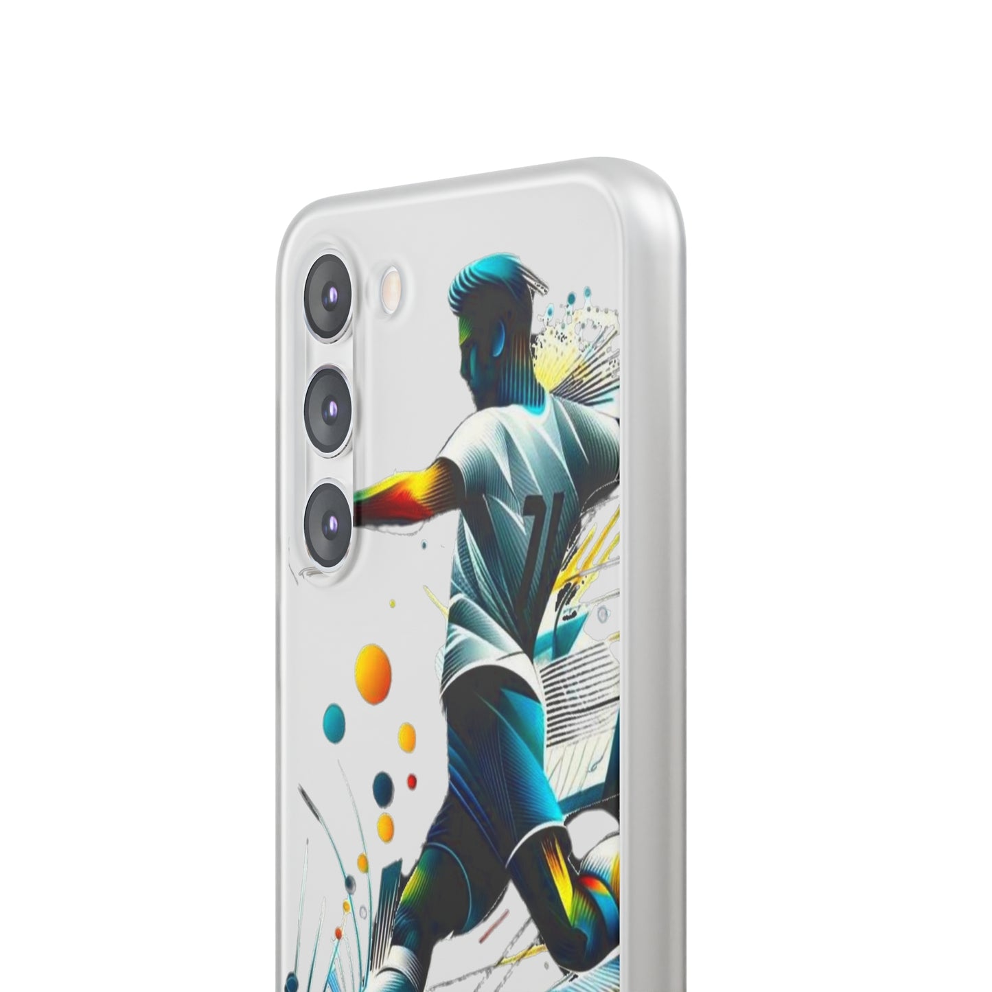 Football Magic Flexi Phone Case Semi-transparent