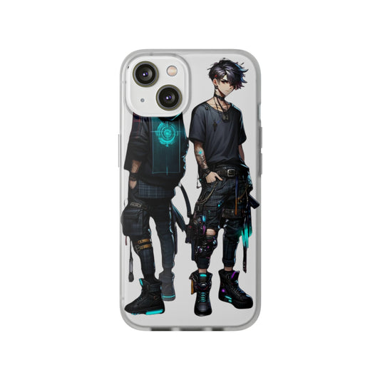 Tokyo Boy Flexi Phone Case Semi-transparent