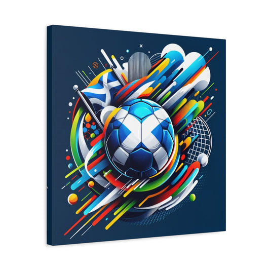 Scotland Football Matte Canvas, Stretched, 1.25"