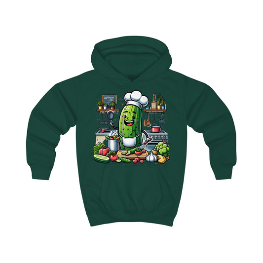 Cucumber Chef Hoodie Bottle Green