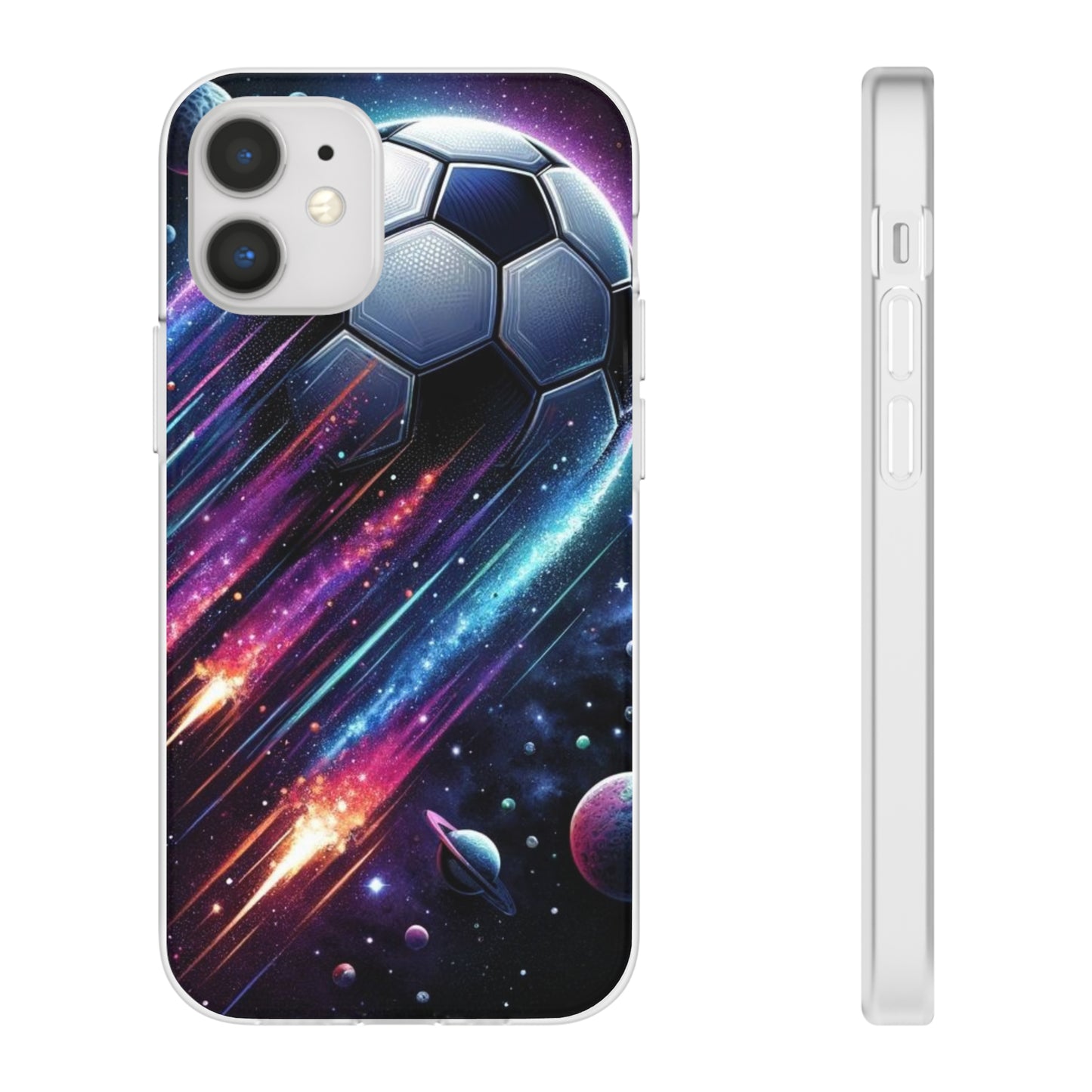 Football Magic Flexi Phone Case Semi-transparent