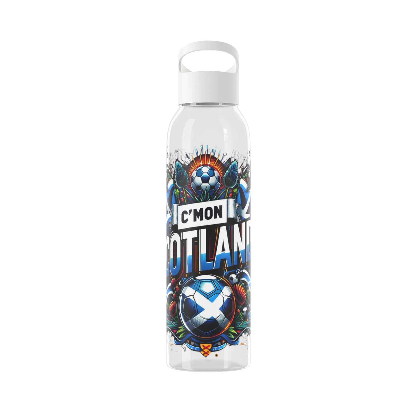 Come on Scotland Sky Water Bottle