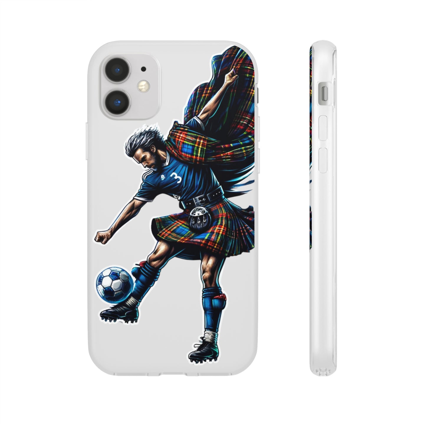 Scottish footballer Flexi Case Semi-transparent