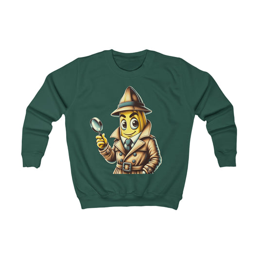 Banana Detective Sweatshirt Bottle Green