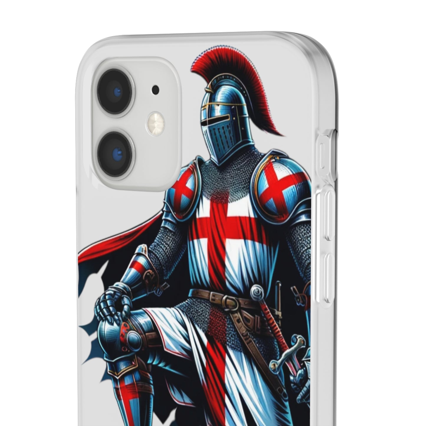 English Knight Flexi Case Semi-transparent