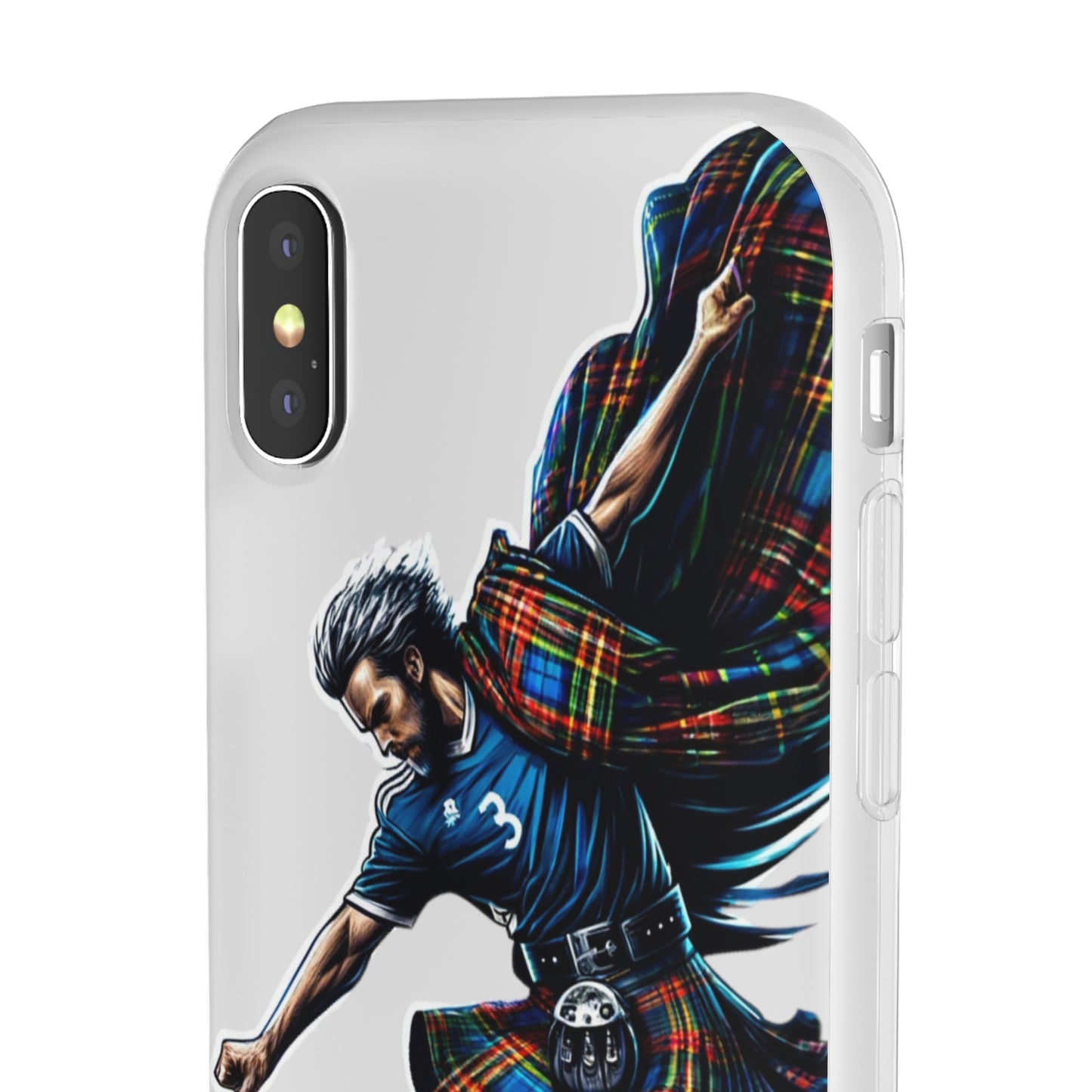 Scottish footballer Flexi Case Semi-transparent