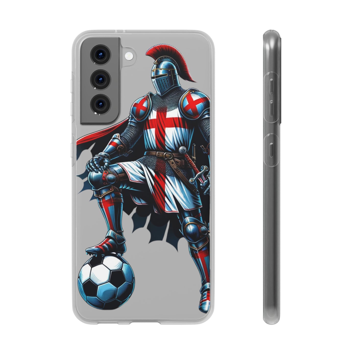 English Knight Flexi Case Semi-transparent