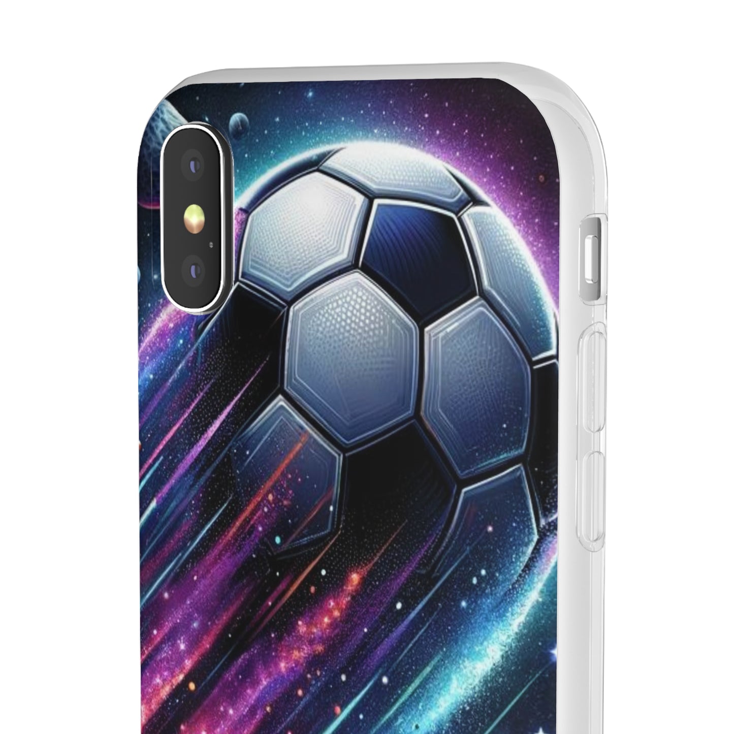 Football Magic Flexi Phone Case Semi-transparent