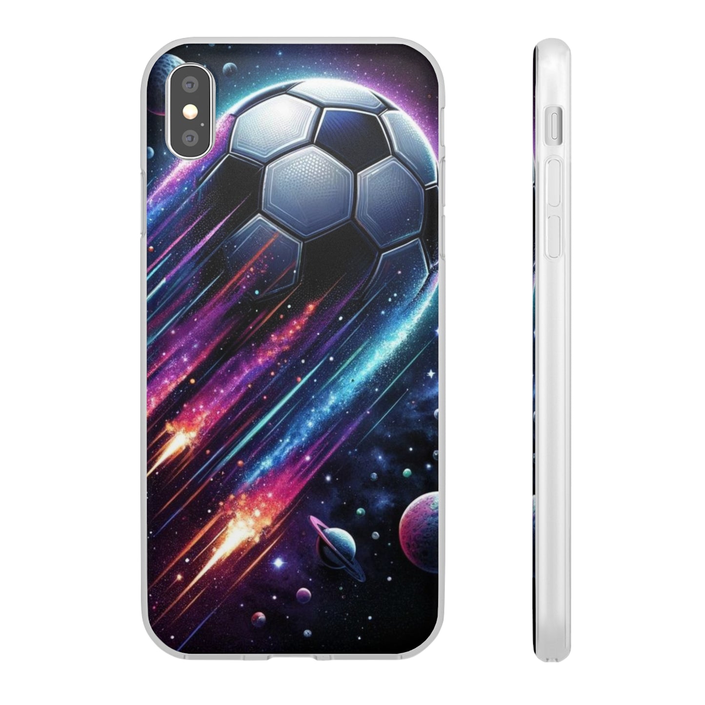 Football Magic Flexi Phone Case Semi-transparent