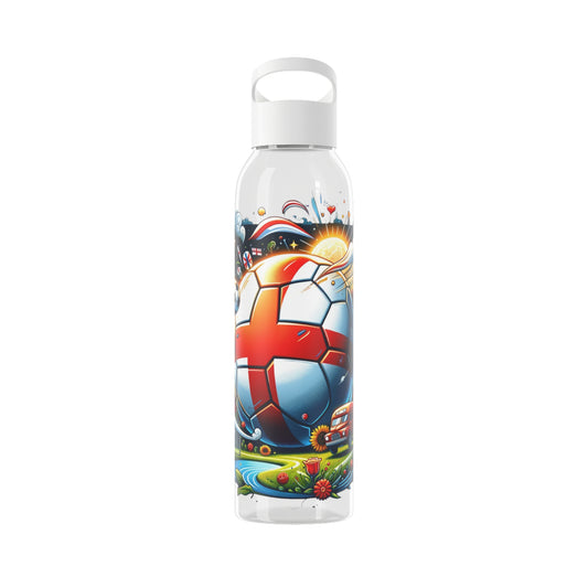 English Football Sky Water Bottle