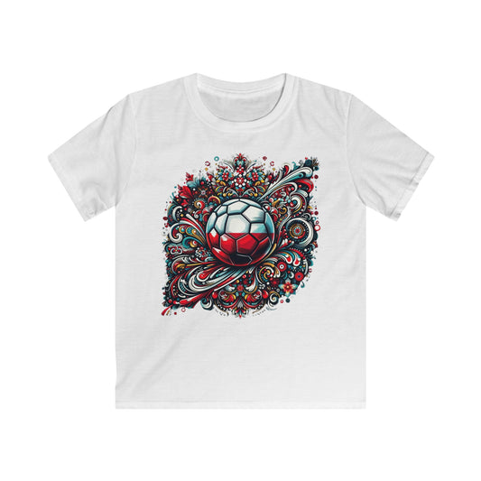 Poland Kids Soft style T-shirt White