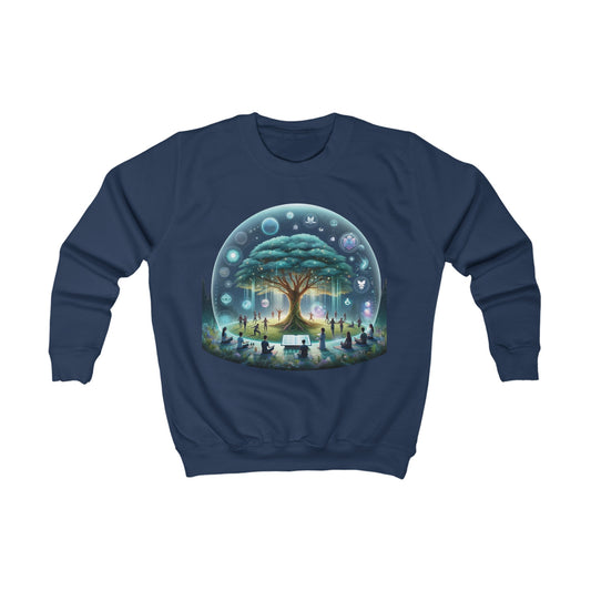 Future is Here Tree Sweatshirt Oxford Navy