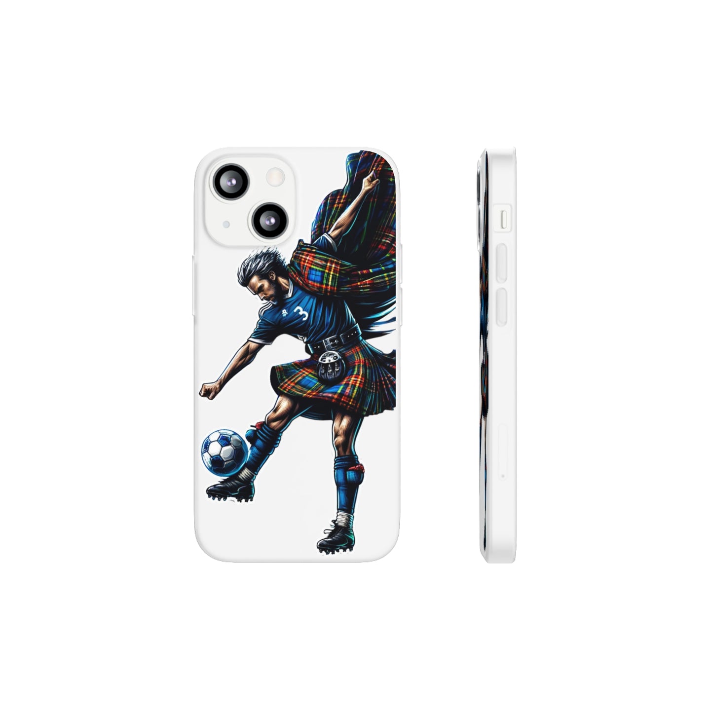 Scottish footballer Flexi Case Semi-transparent