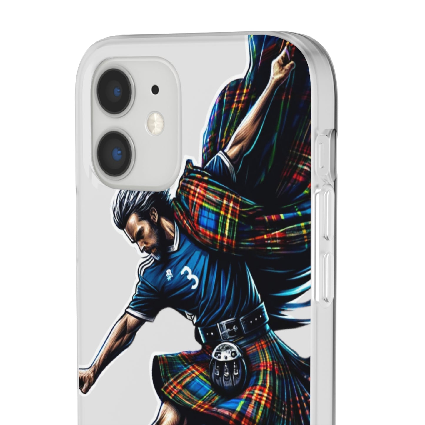 Scottish footballer Flexi Case Semi-transparent