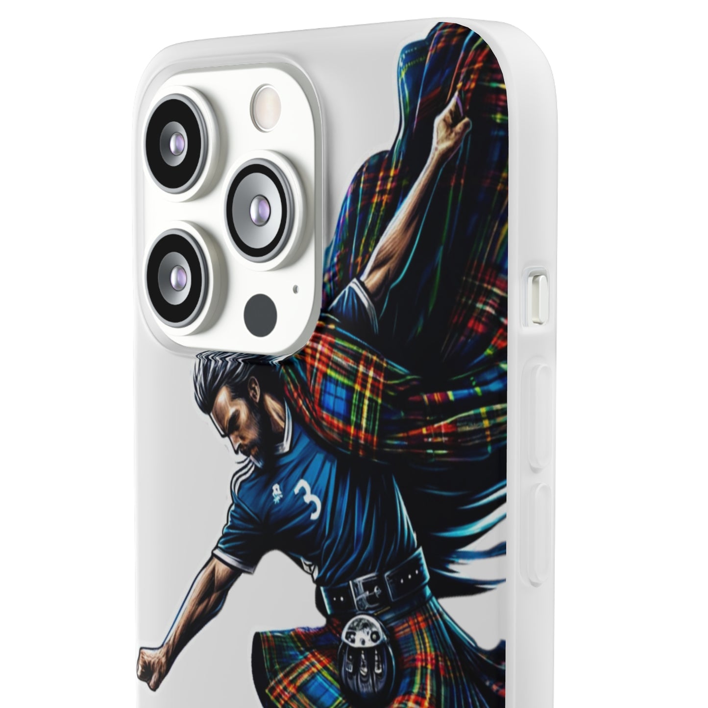 Scottish footballer Flexi Case Semi-transparent