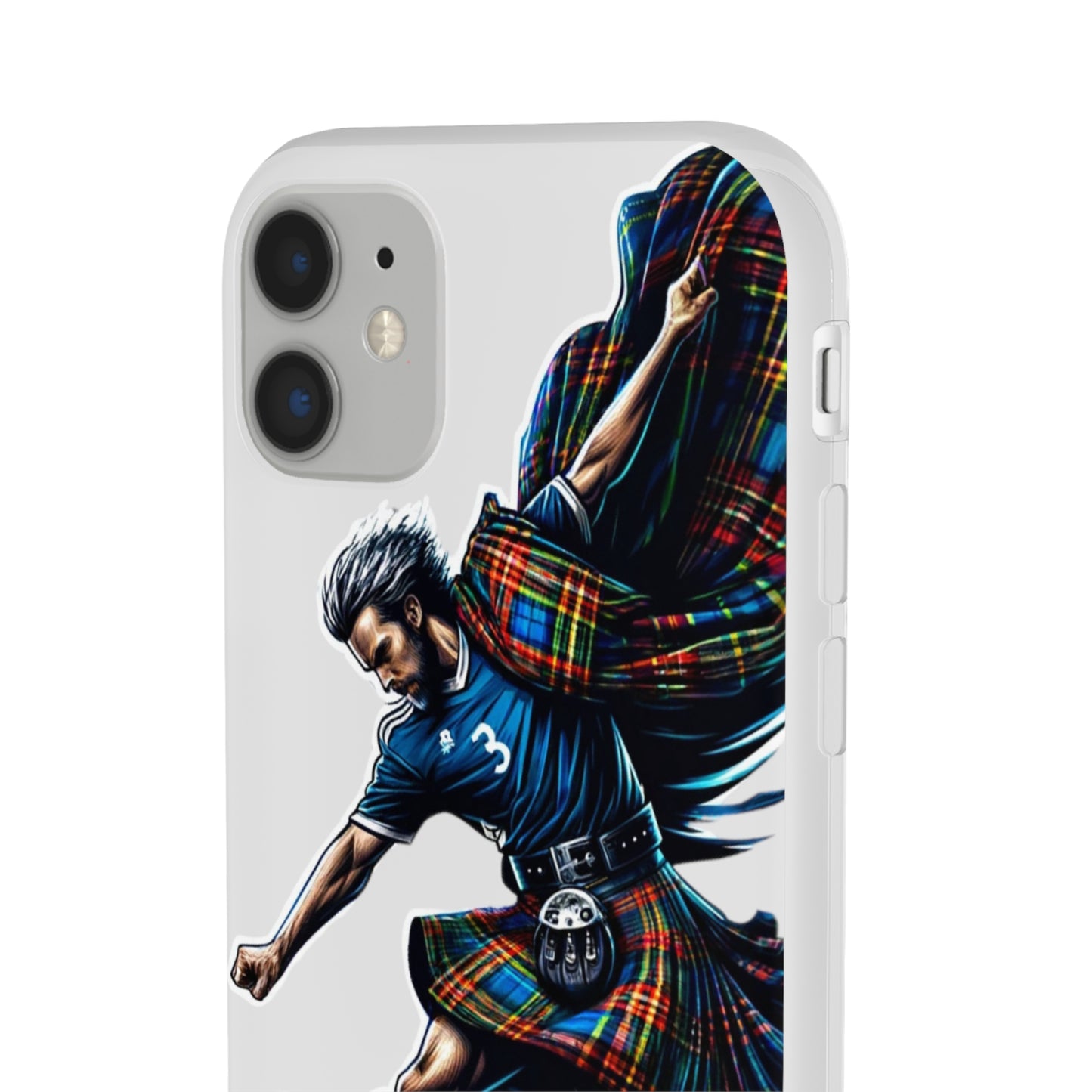 Scottish footballer Flexi Case Semi-transparent