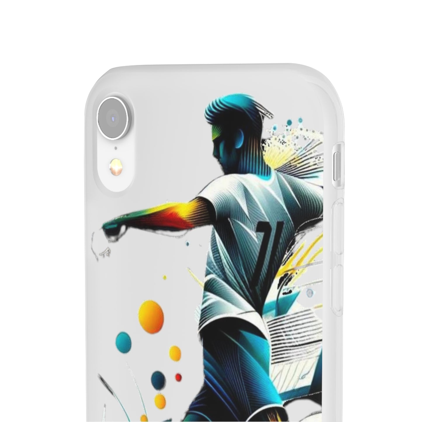 Football Magic Flexi Phone Case Semi-transparent