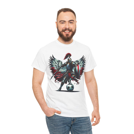 Polish Football Knight Unisex Heavy Cotton T-Shirt