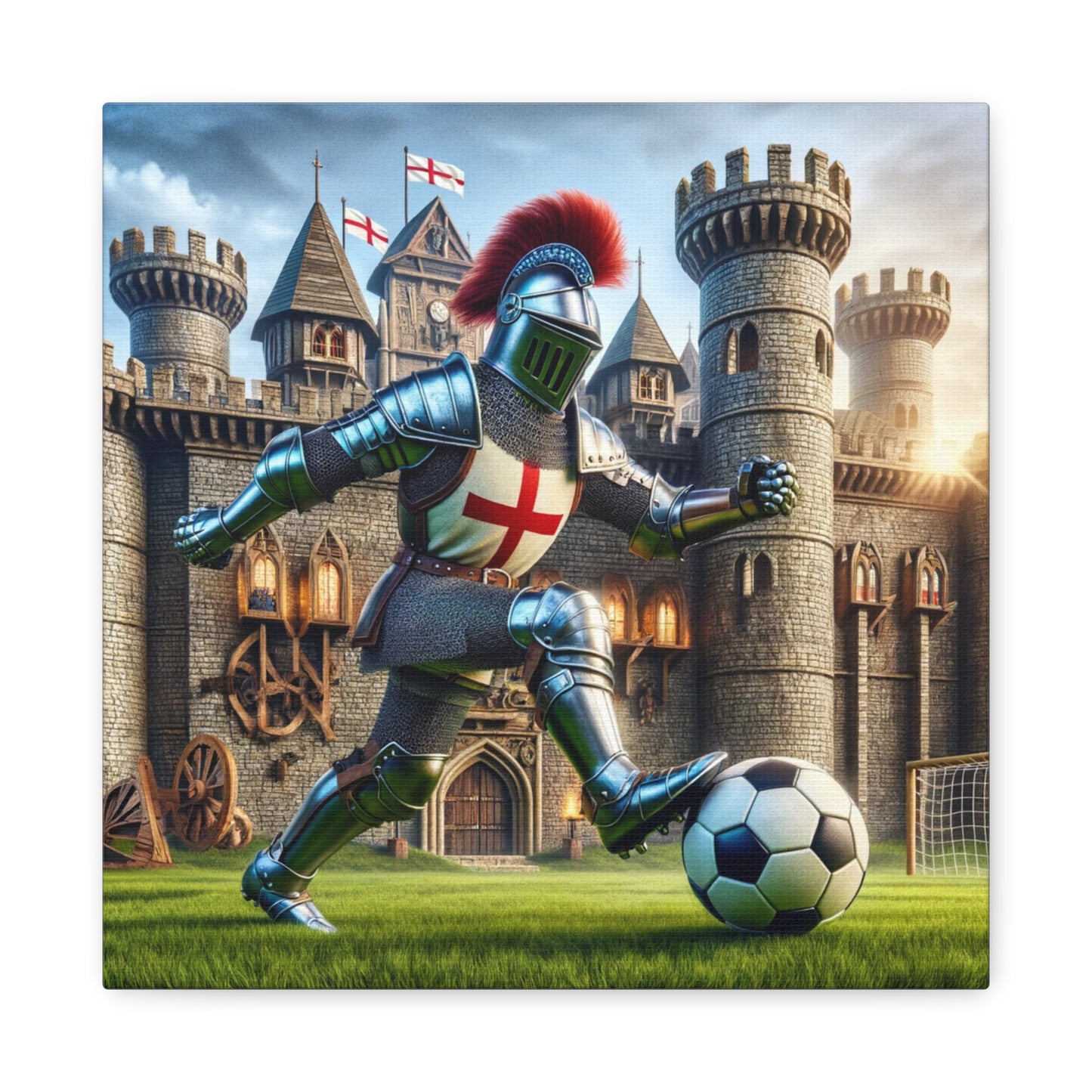 English Knight Matte Canvas, Stretched, 1.25"